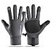 Guanti Invernali Touchscreen - Caldi, Antivento E Impermeabili Grey L - Foto miniatura 3