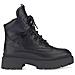 Black Casual Closed Booties Stivaletti Sintetico E Tessile Scarpe Donna Nero Eu 36, 1-26886-39 007 - Foto miniatura 1