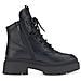 Black Casual Closed Booties Stivaletti Sintetico E Tessile Scarpe Donna Nero Eu 36, 1-26886-39 007 - Foto miniatura 3