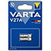 Varta Pila Alcalina V27a, Lr27, Mn27 12v Confezione Da 2 Pezzi - Foto miniatura 1