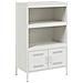 Credenza Bianca 68x39x113 Cm In Acciaio - Foto miniatura 2