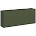 Fioriera Verde Oliva 200x40x80 Cm In Acciaio Laminato A Freddo - Foto miniatura 2