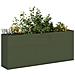 Fioriera Verde Oliva 200x40x80 Cm In Acciaio Laminato A Freddo - Foto miniatura 1