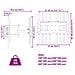 Supporto a Parete per Schermo 26""-70"" Max VESA 400x400 mm 40kg - Foto miniatura 9