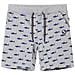 Pantaloncini per Bambini con Coulisse Grigio Chiaro Mélange 116 - Foto miniatura 1