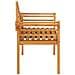 Panchina Da Giardino 125 Cm Legno Massello Di Acacia - Foto miniatura 3