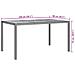 Tavolo da Pranzo da Giardino Grigio 150x90x75 cm Polyrattan - Foto miniatura 7