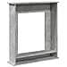 Cornice per Camino Grigio Cemento 75x20x87,5 cm in Truciolato - Foto miniatura 6