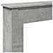 Cornice per Camino Grigio Cemento 75x20x87,5 cm in Truciolato - Foto miniatura 7