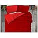 Copripiumino No Stiro Tinta Unita Bicolor Microfibra Effetto Manopesca Francesca Matrimoniale Bordeaux-rosso - Foto miniatura 1