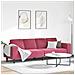 Set di divani Rosso vino Velluto - Foto miniatura 2