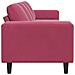 Set di divani Rosso vino Velluto - Foto miniatura 5