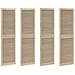 Porta per Armadio 4 pcs Naturale 140.5 x 2.1 x 49.5 cm - Foto miniatura 1