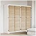 Porta per Armadio 4 pcs Naturale 140.5 x 2.1 x 49.5 cm - Foto miniatura 2