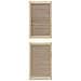 Porta per Armadio 4 pcs Naturale 140.5 x 2.1 x 49.5 cm - Foto miniatura 8