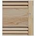 Porta per Armadio 4 pcs Naturale 140.5 x 2.1 x 49.5 cm - Foto miniatura 9