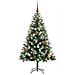 Albero di Natale artificiale a cerniera con neve fioccata - Foto miniatura 6