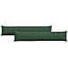 Cuscini da Divano 2 pcs Verde Scuro 200 x 40 cm - Foto miniatura 1