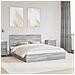 Letto con Contenitore con testiera Grigio Sonoma 160 x 200 cm - Foto miniatura 2
