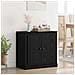Credenza Rovere Nero 70 x 35,5 x 67,5 cm Legno multistrato - Foto miniatura 2