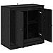 Credenza Rovere Nero 70 x 35,5 x 67,5 cm Legno multistrato - Foto miniatura 5