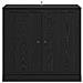 Credenza Rovere Nero 70 x 35,5 x 67,5 cm Legno multistrato - Foto miniatura 6