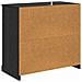 Credenza Rovere Nero 70 x 35,5 x 67,5 cm Legno multistrato - Foto miniatura 8