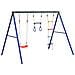 Set Gioco da Esterno con Altalena,Trapezio e Scala - Foto miniatura 1