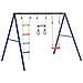 Set Gioco da Esterno con Altalena,Trapezio e Scala - Foto miniatura 5