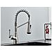 Rubinetto per lavello da cucina, Blackswan, tipo M338, modello nichelato con 4 modalità e doccia mobile, misura 42 cm - Foto miniatura 4