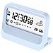 Sveglia Digitale Multifunzione Per Studenti Con Temperatura, Umidità E Timer (batterie Non Incluse) Blue - Foto miniatura 1