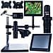 Mikroscopio Digitale Earth Pro Mcep-0.5x-pzrr - Braccio Regolabile, Display 8"" | Zoom 7-45x, C-mount | Elettronica, Biologia, Gioielleria - Foto miniatura 1