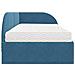 Struttura Letto Angolare con Materasso 2 pcs Blu Velluto - Foto miniatura 8