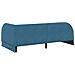 Struttura Letto Angolare con Materasso 2 pcs Blu Velluto - Foto miniatura 9