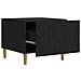 Tavolino da salotto Nero 50 x 49 x 40 cm Legno ingegnerizzato - Foto miniatura 2