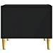Tavolino da salotto Nero 50 x 49 x 40 cm Legno ingegnerizzato - Foto miniatura 4