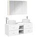 Set di mobili per il bagno 4 pcs Bianco - Foto miniatura 1