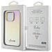 Guess Saffiano Iridescent Script Cover Per Iphone 14 Pro - Oro - Foto miniatura 1