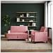 Set di Divani con Storage 2 pz Rosa Poliestere - Foto miniatura 3