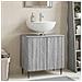 Armadio per Lavabo da Bagno ZWOLLE Sonoma grigio - Foto miniatura 2