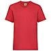 Maglietta 100% Cotone Bambini (3-4 Anni (56-61cm Torace)) (rosso)  - Foto miniatura 1