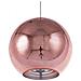 Lampadario Sferico In Vetro Oro Rosa Asaro - Foto miniatura 16