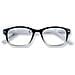Occhiali Da Lettura Uomo Donna Unisex Neri + 3.00 Diottrie 31z-b1-blk - Foto miniatura 2