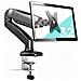 Onkron Supporto Monitor Da Scrivania Per Schermi 13-27 Pollici Vesa Compatibile Max 100 X 100 Mm Lcd Led Girevole Con Molla A Gas Per Ufficio Casa - Foto miniatura 1