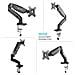 Onkron Supporto Monitor Da Scrivania Per Schermi 13-27 Pollici Vesa Compatibile Max 100 X 100 Mm Lcd Led Girevole Con Molla A Gas Per Ufficio Casa - Foto miniatura 5