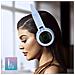 Cuffie Bluetooth Design Orecchie Gatto Animazione Luminosa Autonomia 12h - Malva - Foto miniatura 2