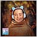 Cuffie Bluetooth Design Orecchie Gatto Animazione Luminosa Autonomia 12h - Malva - Foto miniatura 3