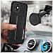 Cover Per Iphone 11 Cavalletto Pieghevole Magnetico Nera - Foto miniatura 4