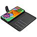 Custodia Compatibile Con Samsung Galaxy A90 5g In Nero Carbone - Coperchio Protettiva Con Chiusura Magnetica, Funzione Stand E Tasca Per Le Carte - Foto miniatura 8