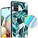 Custodia Compatibile Con Samsung Galaxy A71 4g Con Foglie Di Banana - Coperchio Protettivo In Silicone Tpu Con Motivo Floreale - Foto miniatura 2